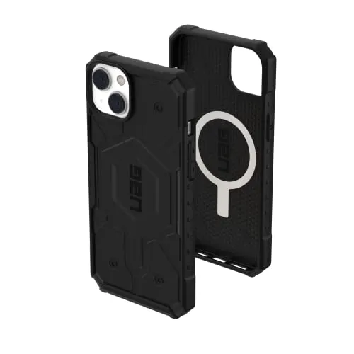 Urban Armor Gear UAG Pathfinder Case für Apple iPhone 14 Plus - Standard Handyhülle mit Militärschutz, ideal für robusten Schutz und kabelloses Laden. Perfekte Passform und leichte Bedienbarkeit durch spezielle Aussparungen.