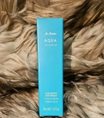 M. Asam AQUA INTENSE Hyaluron Augencreme 30ml - Augencreme für intensive Feuchtigkeit mit patentiertem Hyaluronsäurekomplex, ideal für trockene und empfindliche Haut. Polstert Trockenheitsfältchen auf und sorgt für eine strahlende Augenpartie.