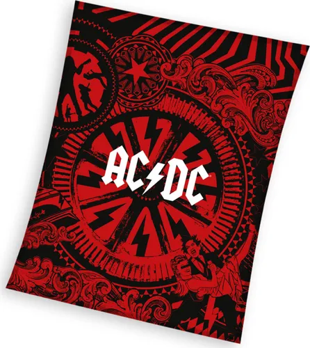 ACDC Fleecedecke 150 x 200 cm weiche Decke