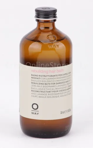 OWAY Rebuilding Hair Bath Shampoo 240 ml - Reparierendes Shampoo für stark geschädigtes Haar, ideal für Damen. Stärkt und revitalisiert das Haar mit natürlichen Inhaltsstoffen.