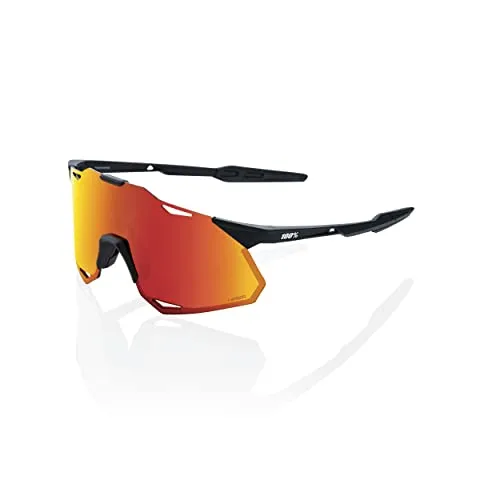 100% GAFAS HYPERCRAFT XS - Soft Tact Black mit Hiper Red Multilayer Mirror Linsen - Hochwertige Sonnenbrille mit verspiegelten Linsen und progressivem Rahmen für optimalen Tragekomfort. Ideal für aktive Nutzer, die Wert auf Stil und Funktionalität legen.