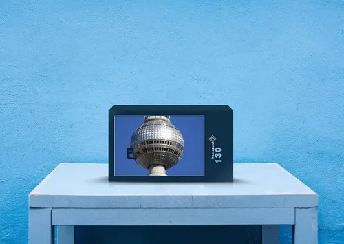 hansepuzzle 62220 - Berlin Puzzle, 130 Teile, Orte, 28,7 x 20,0cm mit hochwertiger Aufbewahrung, Kartonbox und wiederverschließbarem Beutel