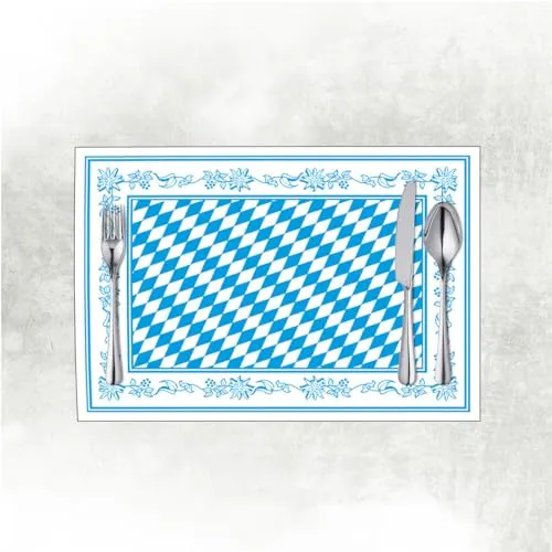 Mank GmbH Tischsets aus Airlaid 40 cm x 30 cm in blau von Mank