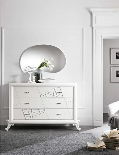 Moderne Kommode Anrichte Sideboard aus massivem Holz in Braun - Abteilung: Unisex, Anzahl der Schubladen: 3, Maße: 140 x 53 x 101 cm, stilvolles Design für jedes Schlafzimmer, robust und langlebig.