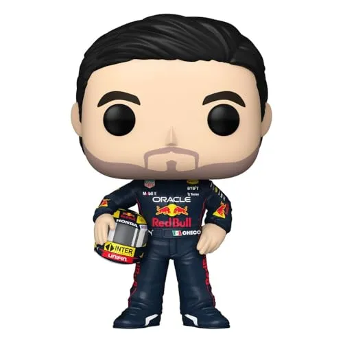 FUNKO FK74003 Formula 1 POP! Racing Figur Sergio Perez mit Helm - Exklusive Edition - Spielfiguren - Exklusive 9 cm Funko POP! Figur von Sergio Perez, ideal für Sammler und Fans, originalverpackt in einer Fensterbox.