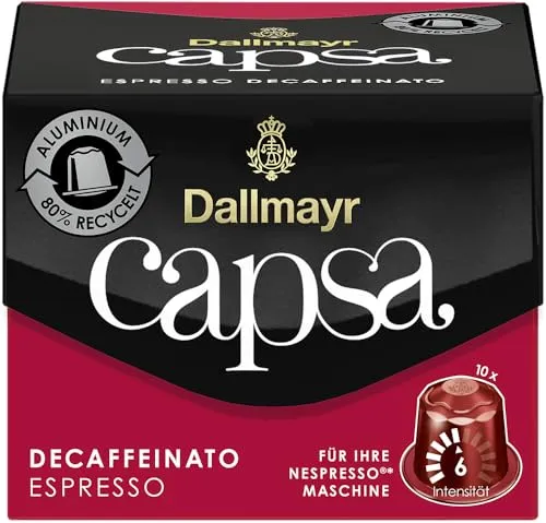 Dallmayr Capsa Espresso entkoffeiniert 10 Kapseln