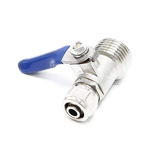 Wiltec Kugelventil mit Jaco Fitting, 20,67 mm (1/2