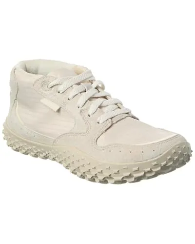 Merrell Wrapt Sneaker Mid Stucco – Sportlicher Barfußschuh für aktive Frauen - Wanderschuhe mit innovativem Sohlendesign für natürliche Fußstellung und wasserabweisender Merrell-Membrane – ideal für Komfort und Funktionalität.
