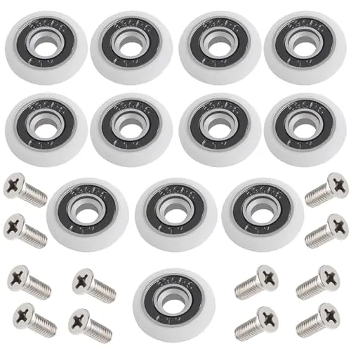 Duschkabinen Rollen 12Stück 23mm Duschtür Glastürrollen