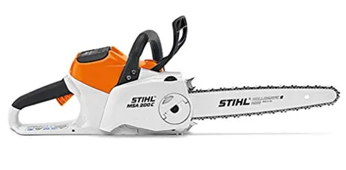 Stihl Akku-Motorsäge MSA 200 C-B - Leistungsstarke Kettensäge für Profis - Sägen: Stihl Akku-Motorsäge MSA 200 C-B bietet 20% mehr Schnittleistung, ideal für lärmsensible Bereiche und einfaches, werkzeugloses Kettenspannen.