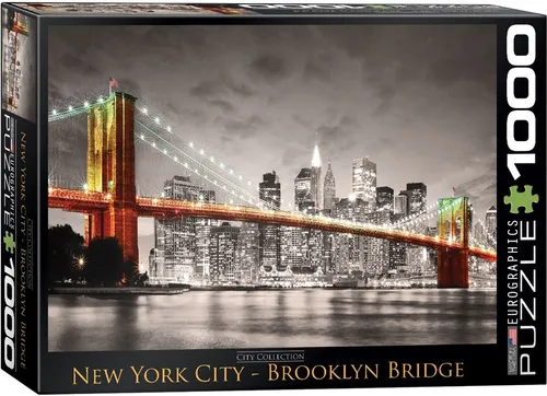 EUROGRAPHICS PUZZLE NEW YORK CITY BROOKLYN BRIDGE 1000 TEILE