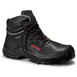ELTEN Sicherheitsschuhe Renzo GTX Mid ESD S3 CI - Bequeme, wasserdichte Arbeitsschuhe mit Stahlkappe, rutschfest und hitzebeständig bis 130°C