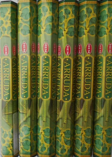 RÄUCHERSTÄBCHEN Incense  Marke HEM 6 Pckg. á 20 Stück Weinraute ARRUDA