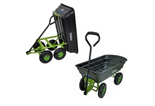 TRUTZHOLM Bollerwagen Gartenwagen 300 kg Tragkraft - Robuster Handwagen mit kippbarer Wanne, ideal für Gartenarbeiten. Hohe Tragkraft von 300 kg und luftbereifte Räder für einfachen Transport.