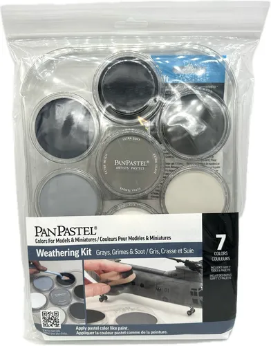 PanPastel • 30702 • Weathering Kit • Grays, Grimes & Soot (Grau, Schmutz & Ruß)