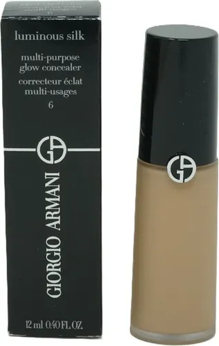 Giorgio Armani Teint Luminous Silk Multi-Purpose Concealer 12 ml - Contouring Concealer, Highlighter und Finisher in einem - passt sich flexibel an für individuelle Deckkraft und pflegt die Haut mit Glycerin und Vitamin E.