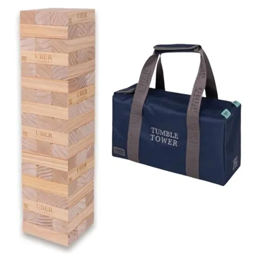 Uber Games Riesenwackelturm bis 120+ cm XXL Jumbo Hi-Tower in Tasche