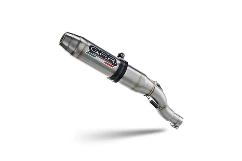 GPR Deeptone Edelstahl Slip-On Auspuff für Fantic Motor XMF 125 4-Takt
