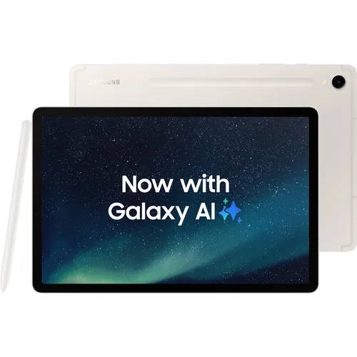 Samsung Galaxy Tab S9 5G - 256GB, 12GB RAM in Beige, wasser- und staubgeschützt mit Dynamic AMOLED Display und S Pen für kreative Freiheit