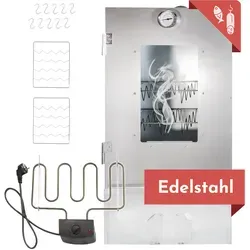 Räucherofen 80cm hoch Edelstahl mit Heizspirale