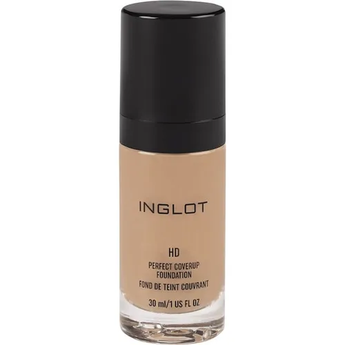 Inglot HD Perfect Coverup Foundation 76 Medium Warm 30 ml - Make-up für einen makellosen Teint, angereichert mit feuchtigkeitsspendendem Trüffelextrakt und hypoallergen. Perfekt für Foto- und Videoaufnahmen.