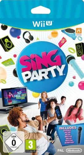 Sing Party inkl. Mikrofon für Nintendo Wii U - Unterhaltsames Karaoke-Spiel für die ganze Familie, inklusive Mikrofon für unvergessliche Singabende.