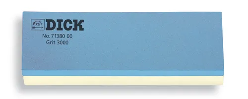 F. DICK Abziehstein Korn 3000/5000, Nassschleifer - Messerschärfer mit Winkelhalter für präzises Schärfen und eine langanhaltende Schärfe Ihrer Messer.