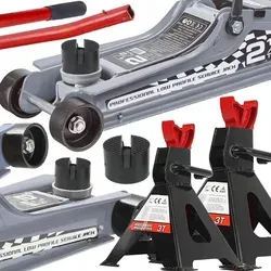 2,5T Wagenheber + Autoheber Ständer Hebewagenheber Rangierwagenheber Bodenheben