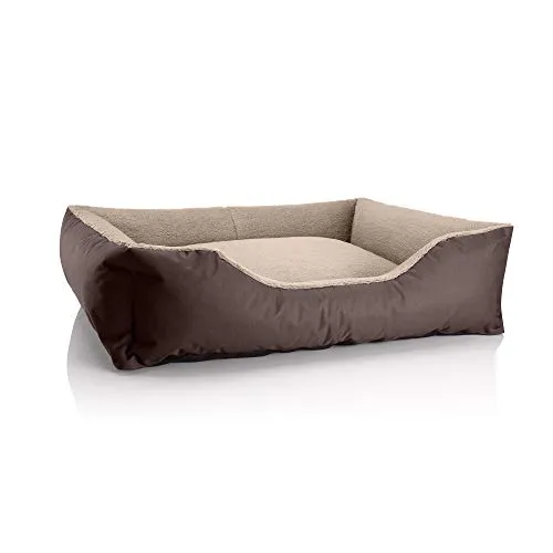 BedDog Tierbett Hundebett TEDDY mit abnehmbarem Bezug - Tierbetten - Komfortables Hundebett mit robustem Außenmaterial, wasserabweisend und kratzfest. Ideal für entspannte Schlafplätze und einfach zu reinigen dank abnehmbarem Bezug.