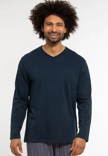 Ammann Pyjamaoberteil Organic Cotton - Mix & Match (1-tlg) Schlafanzug Shirt Langarm - Baumwolle - Schlafanzug zum selber mixen