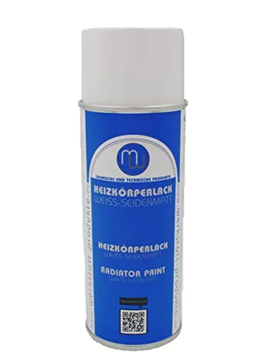 MW Heizkörperlack weiß seidenmatt 400ml Heizkörperfarbe