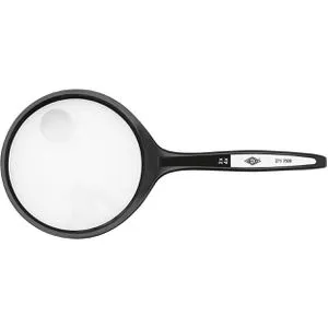 Wedo Lupe 2717509, 2x / 4x Vergrößerung, Leselupe, Ø 74mm
