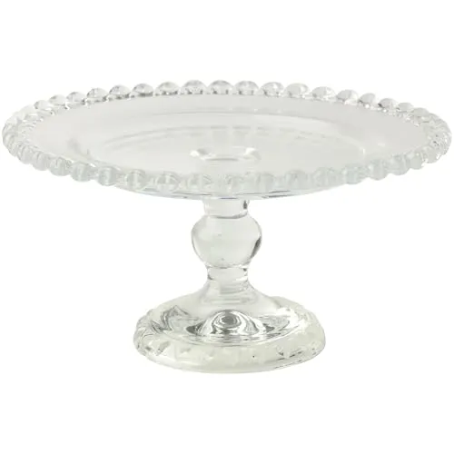 Festa Italia Tortenplatte Glas mit Fuß in weiß von Festa Italia