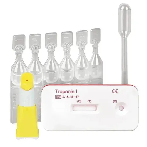CLEARTEST Troponin-Schnelltest I - Schnelltests zur Herzinfarkt-Diagnostik, Ergebnisse in nur 10 Minuten für präzise Risikoabschätzung und Erfolgskontrolle bei Herzmuskelschäden.