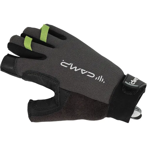 C.A.M.P. Axion Light Fingerless Handschuhe Gr S schwarz - Robuste Fingerhandschuhe für Klettersteige, mit offenen Fingerkuppen für optimalen Grip und Bewegungsfreiheit. Ideal für Kletterabenteuer!