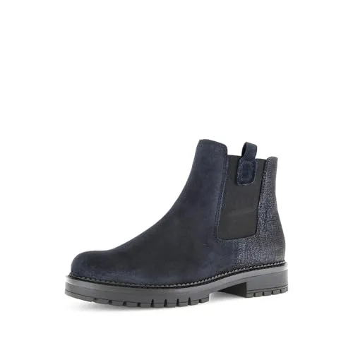 Gabor 72.720.46 elegante Stiefel in Blau - Größe 40 EU - Elegante Stiefel aus hochwertigem Leder mit Reißverschluss, ideal für stilvolle Anlässe. Bequeme Passform und weite Schuhweite sorgen für angenehmes Tragen.