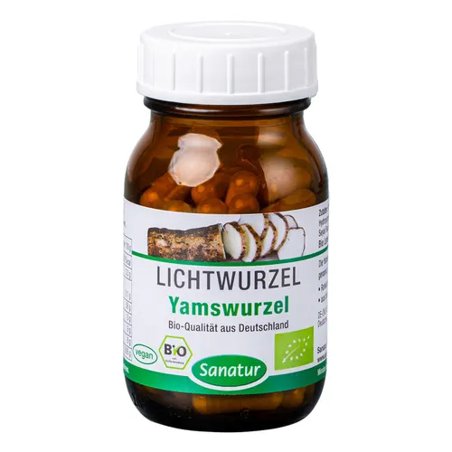 Yamswurzel Kapseln Bio 60 St - Pflanzliches Ergänzungsmittel, rezeptfrei und fördert das Wohlbefinden