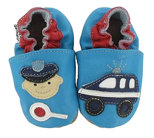 Krabbelschuhe Polizei 26/27 (21⁄2 - 3 Jahre) Krabbelsohle