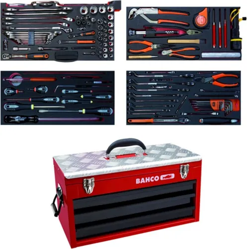 Bahco Werkzeugsatz Luftfahrt - 137-tlg.