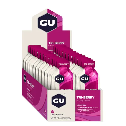 Gu Unisex Energy Gel Tri Berry (24 x 32g)