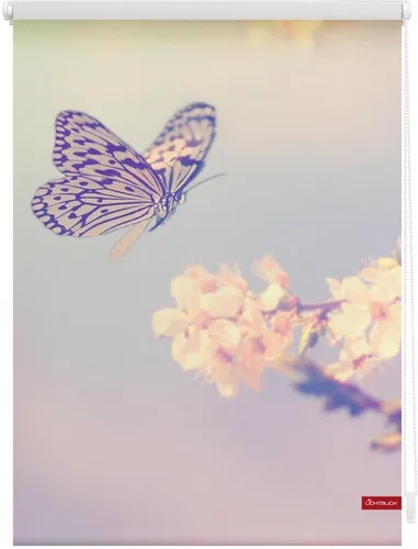 Seitenzugrollo Rollo Klemmfix in pink von LICHTBLICK ORIGINAL