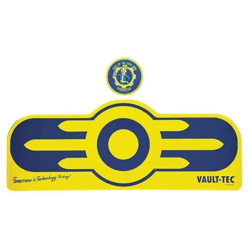 Fallout Vault-Tec XL Gaming Schreibtischunterlage & Untersetzer Set