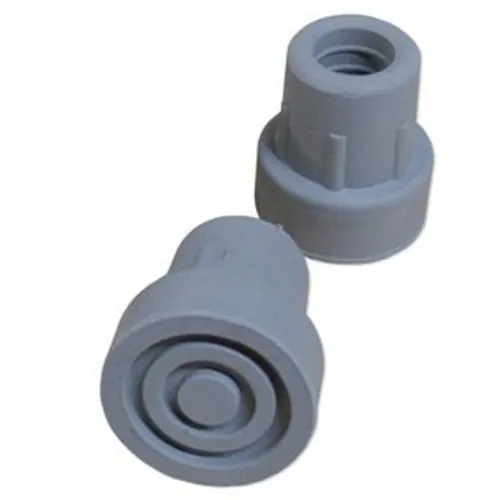 Krückenkapsel Stahleinlage 18mm grau, Zubehör für Gehstöcke und Unterarmgehstützen