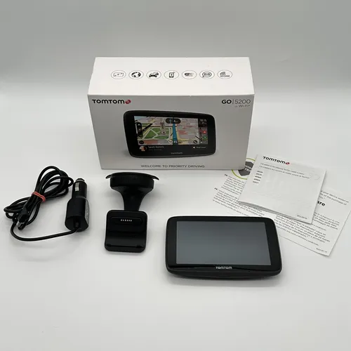 TomTom Go 5200 World Navi, 5 Zoll, Lifetime Maps&Traffic&Radar über SIM-Karte +