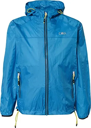 CMP Regenjacke für Kinder, Cyano, Größe 104 - Funktionsjacke aus reißfestem Polyester, wind- und wasserdicht (WP 3.000) mit praktischer Tasche für einfachen Transport. Perfekt für aktive Kinder im Freien.