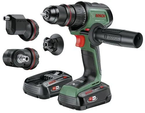 Bosch Home and Garden AdvancedDrill 18V-80 QuickSnap - Akkuschrauber mit 78 Nm Drehmoment und stufenloser Drehzahleinstellung. Ideal für vielseitiges Bohren und Schrauben in Holz, Metall und Kunststoff. Inklusive QuickSnap-Schnittstelle für flexible Aufsätze.