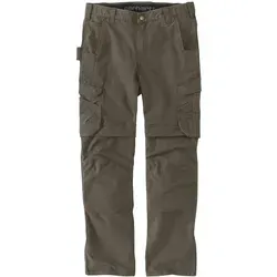 Carhartt Steel Rugged Flex Cargo Arbeitshose - Robuste Arbeitshose mit Cordura Stretch Ripstop, ideal für maximale Bewegungsfreiheit und Langlebigkeit dank verstärkter Kick-Panels.
