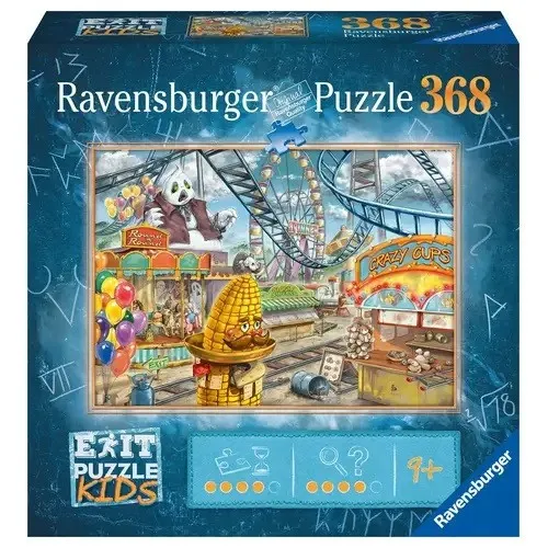 RAVENSBURGER EXIT Kids PUZZLE- Im Freizeitpark - 368 Teile (2020, Game) 129263