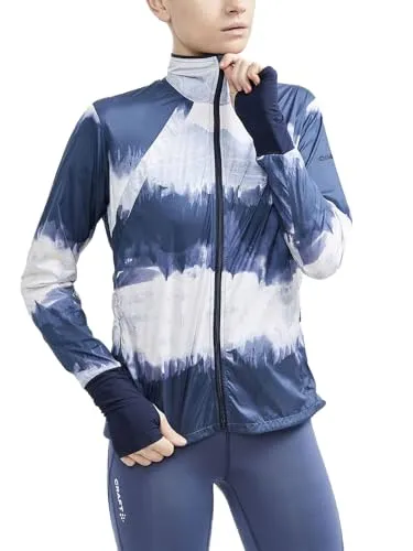 Craft Damen Advance Essence Windjacke, Multi-Blues, XXL