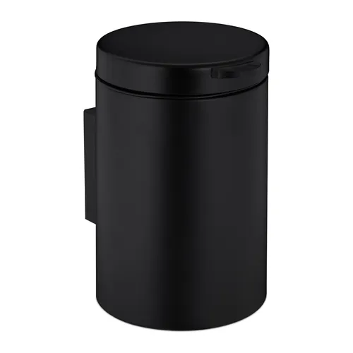 Relaxdays Mülleimer 10038562, Wandmontage, 3 Liter von Relaxdays